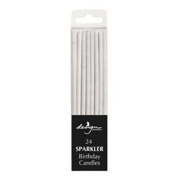 Tall White Sparkler Candles