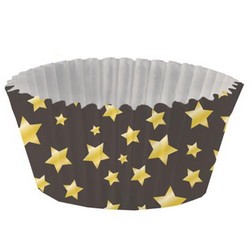 Gold Stars Foil-Lined Standard Baking Cups