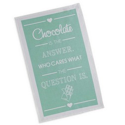 Chocolate Printed Dishtowel