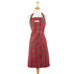 Merry Tartan Apron - Adult