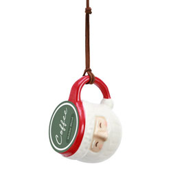 Santa Coffee Pod Ornament