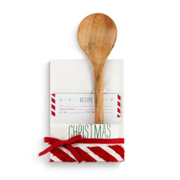 Christmas Towel, Spoon & Recipe Card Set