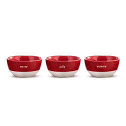 Christmas Dipping Bowl Set