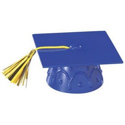 Graduation Cap w/Tassel - Blue