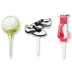 Golf Cake Picks