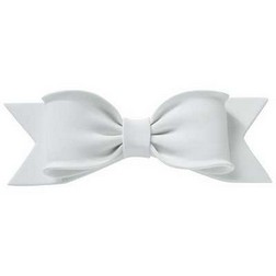 Large White Gum Paste Bow