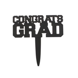 Black Congrats Grad Pick