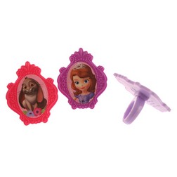 Sofia The First Cupcake Toppers