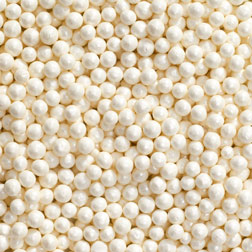 4mm White Grande Sugar Pearls