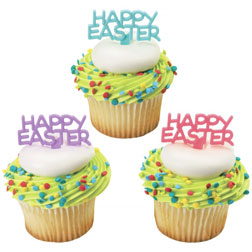 Happy Easter Cake Picks