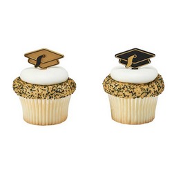 Gold and Black Grad Hat Picks