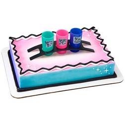 Sip Sip Hooray Cake Topper Set