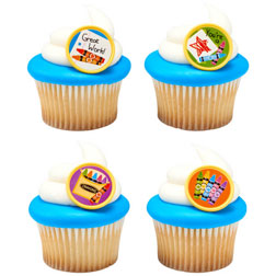 Crayon Assortment Cupcake Toppers