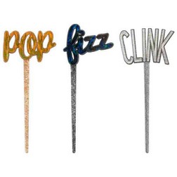 Pop Fizz Clink Cake Picks