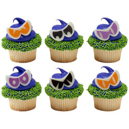 Glowing Eyes Cupcake Topper