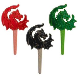 Dragon Assortment Cake Picks