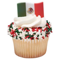 Mexican Flag Cake Picks