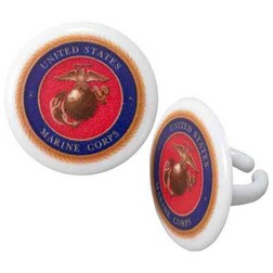 United States Marine Corps Cupcake Toppers