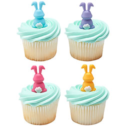 Easter Bunny Behinds Cake Picks