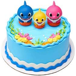 Baby Shark Family Cake Topper Set