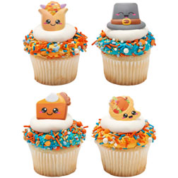 Thanksgiving Cuties Cupcake Toppers