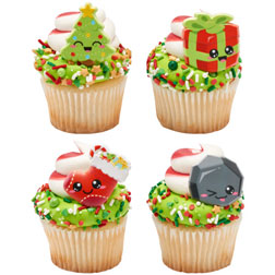 Christmas Cuties Cupcake Toppers