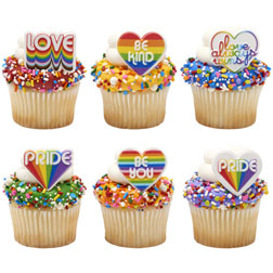 Love WIns Cupcake Toppers