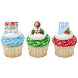Buddy the Elf Cupcake Toppers