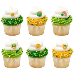 Leprechaun Luck Edible Cupcake Toppers