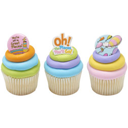 Dr Seuss Cupcake Toppers