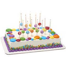Happy Birthday Candle Holder Set