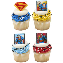 Superman Cupcake Toppers