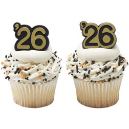 2026 Graduation Cupcake Toppers