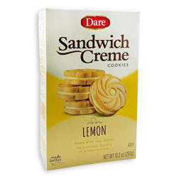 Lemon Sandwich Crème Cookies