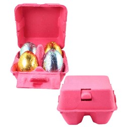 Hot Pink 4-Egg Carton
