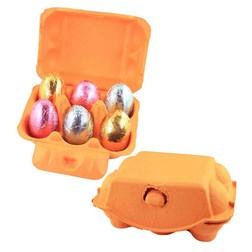 Orange 6-Egg Carton