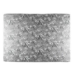 18" x 26" Rectangle Silver Foil Full Sheet Cake Drum