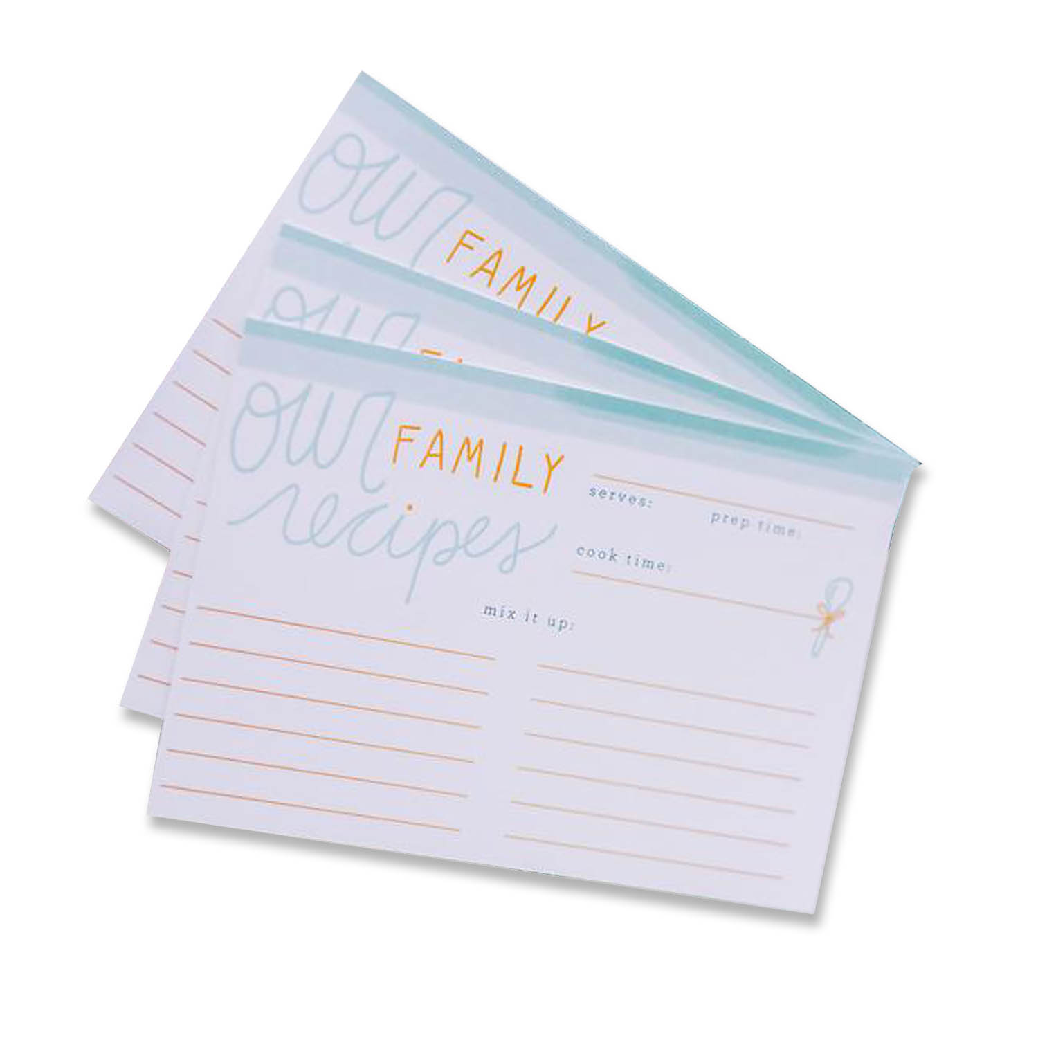 Our Family Recipe Cards