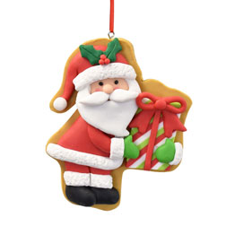 Jolly Santa Cookie Ornament