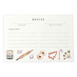 Christmas Baking Recipe Cards