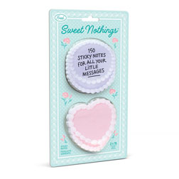 Sweet Nothings Cake Shaped Sticky Notes