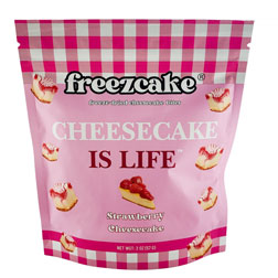Freeze Dried Strawberry Cheesecake Bites