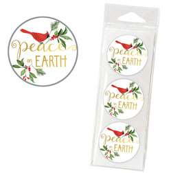 Peace on Earth Cardinal Seals