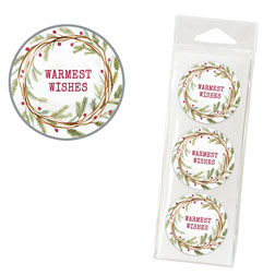 Warmest Wishes Wreath Seals