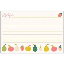 Fruit Recipe Cards