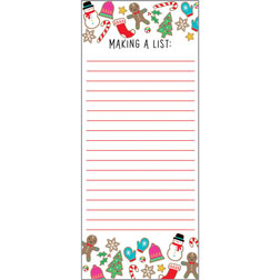 Christmas Cookies Magnetic Shopping List Pad