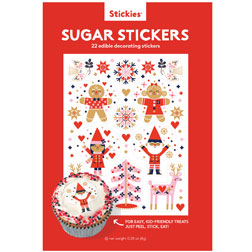 Fair Isle Stickies Edible Stickers