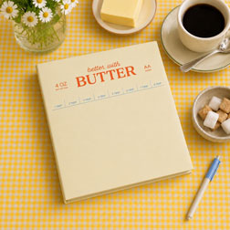Retro Butter Recipe Binder