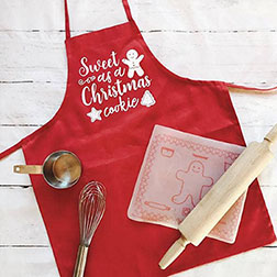 Sweet As A Christmas Cookie Apron - Toddler