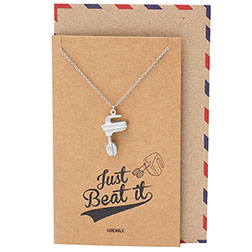 Mixer Necklace & Greeting Card Set